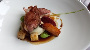 Lamb with Roasted Beetroot and Chambord Jus
