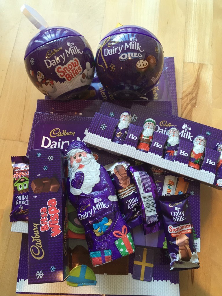 Cadbury's christmas chocolate