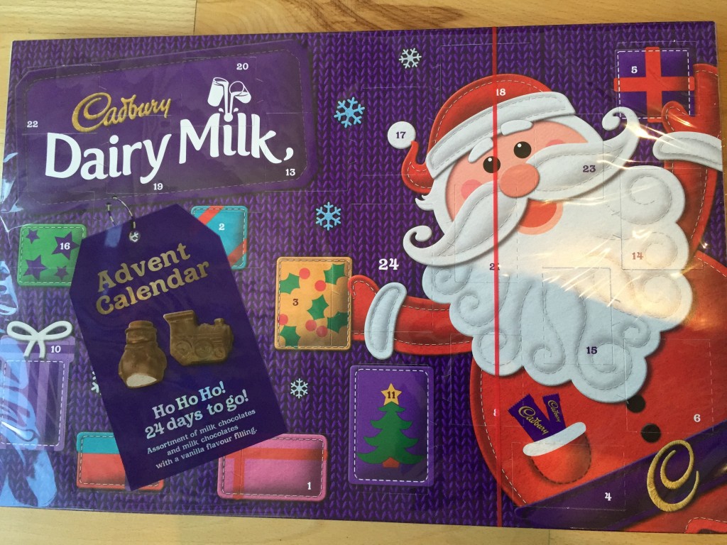 Cadbury's christmas chocolate