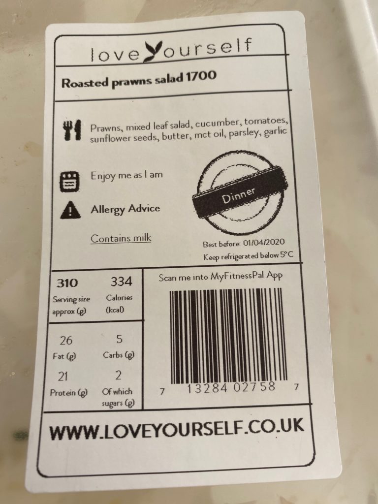 keto diet, love yourself, food delivery,