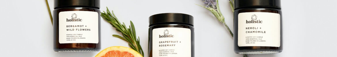 holistic London, candles, eco candles, toxin free, soy, natural