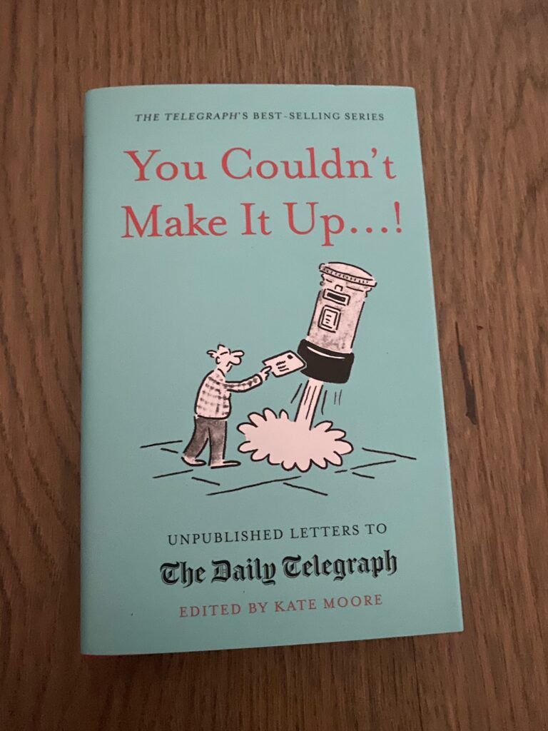 You couldn't make it up, Telegraph.