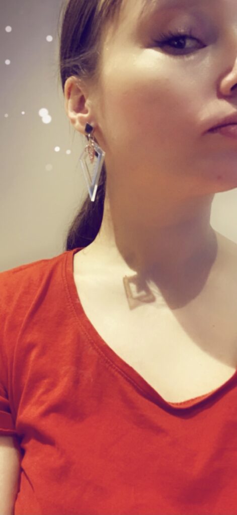 Catherine Balavage, Toolally, jewellery, statement, earrings, arrowheads, Maisie Smith ,Arrowheads