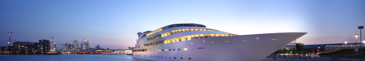 yacht, London, yacht hotel, luxury