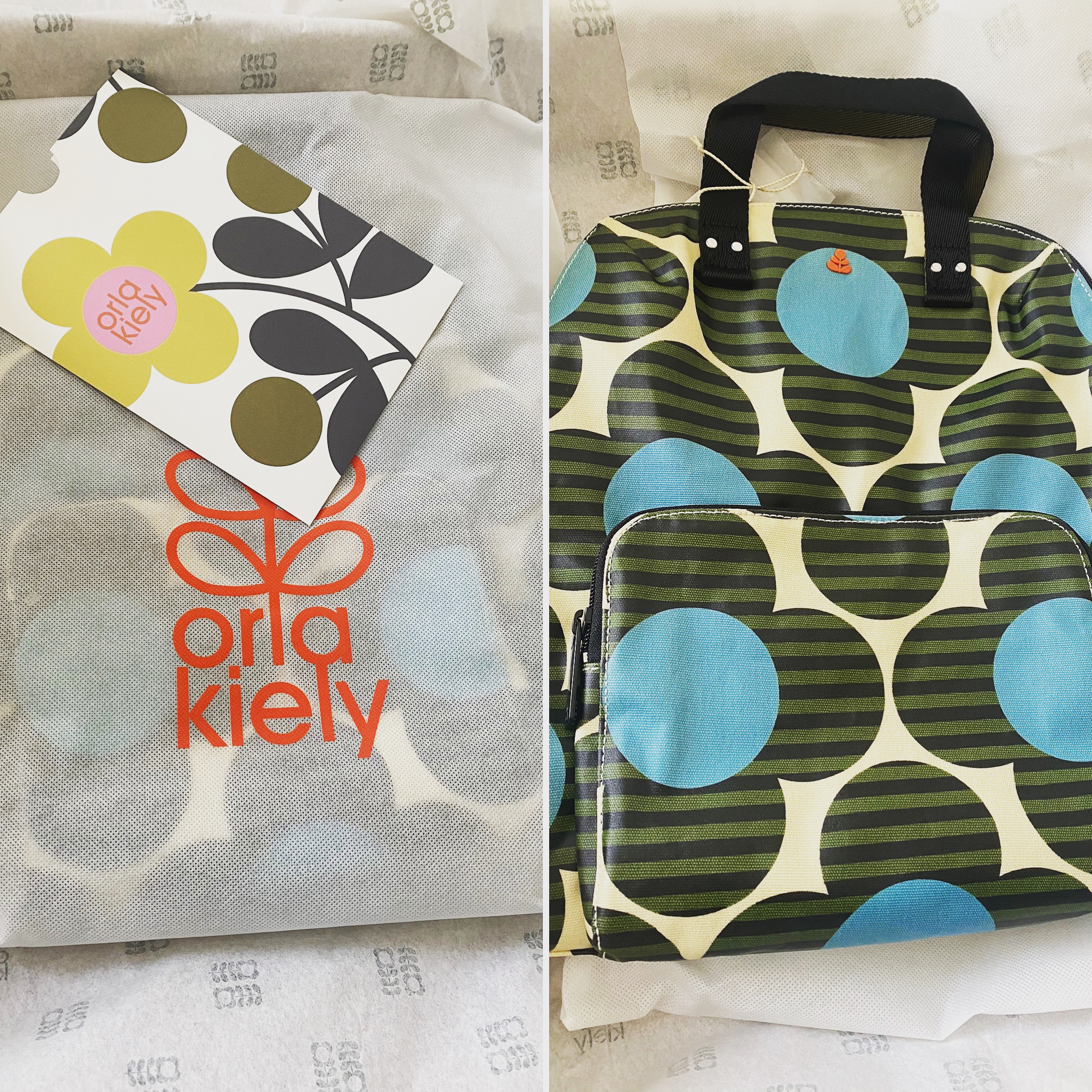 Orla Kiely | Bags | Gorgeous Orla Kiely Green Apple Bag | Poshmark